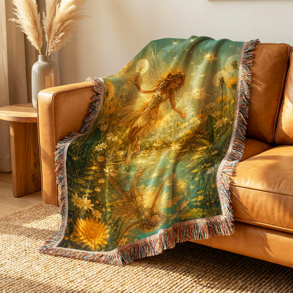 Dandelion Meadow Fairy Blanket