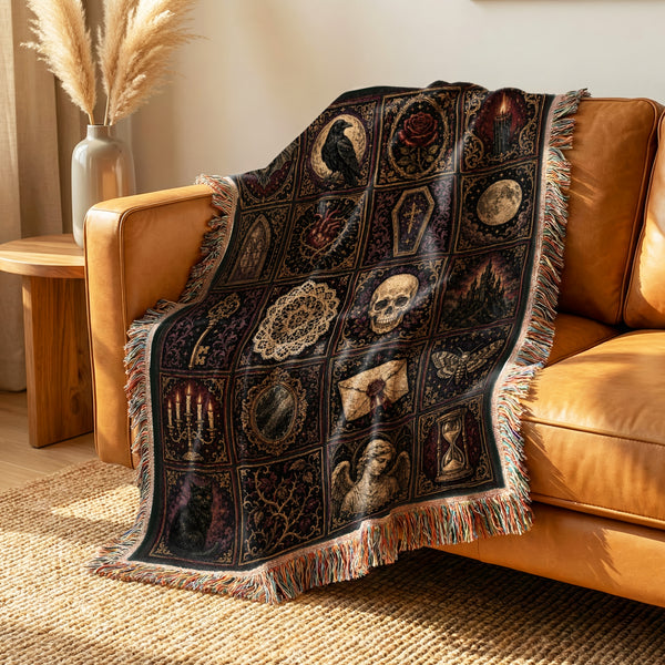 Midnight Gothic Relics Blanket