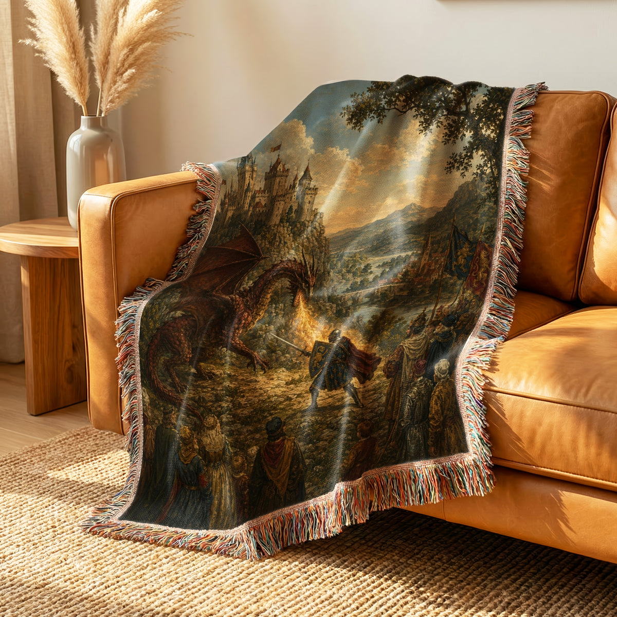 The Knight of the Ember Vale Blanket