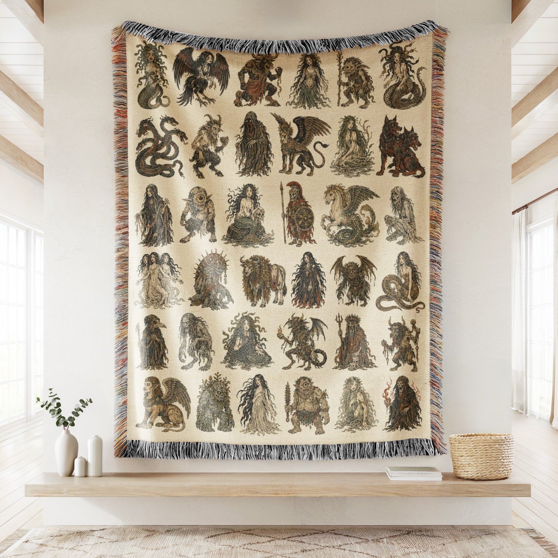 Wild Mythic Beasts Blanket Secondary image