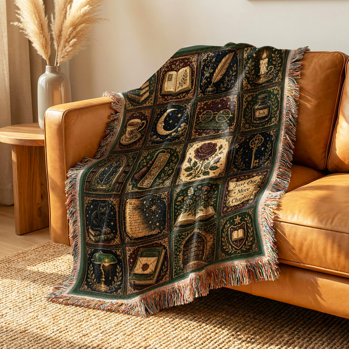 The Bookworm's Cabinet Blanket