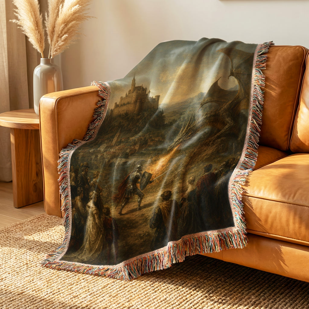 The Dragon of the Old Keep Blanket