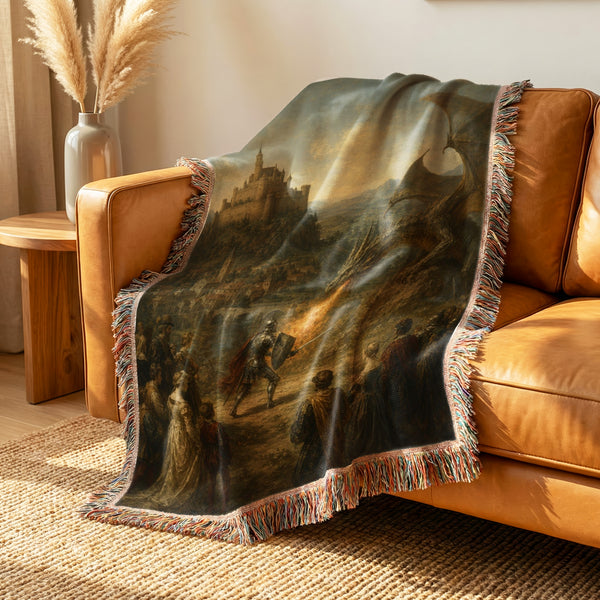 The Dragon of the Old Keep Blanket