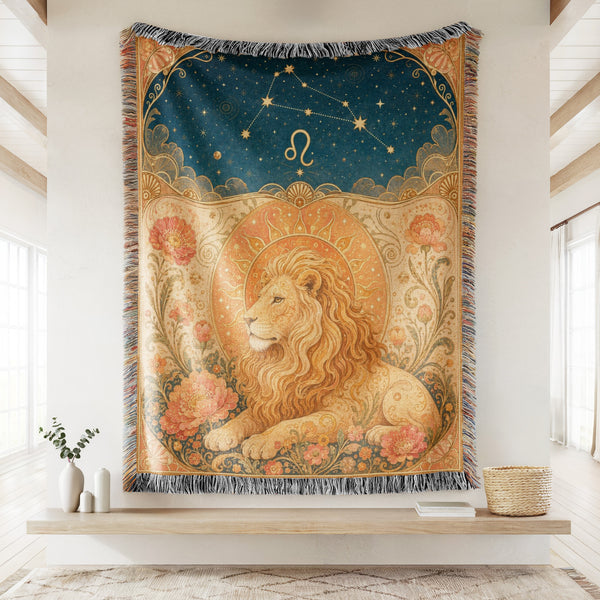 Leo Golden Lion Blanket
