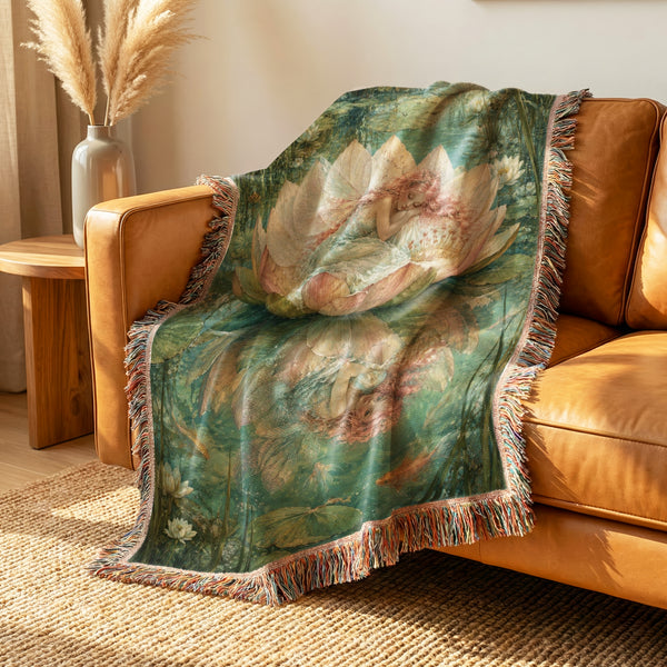 Sleeping Water Lily Fairy Blanket