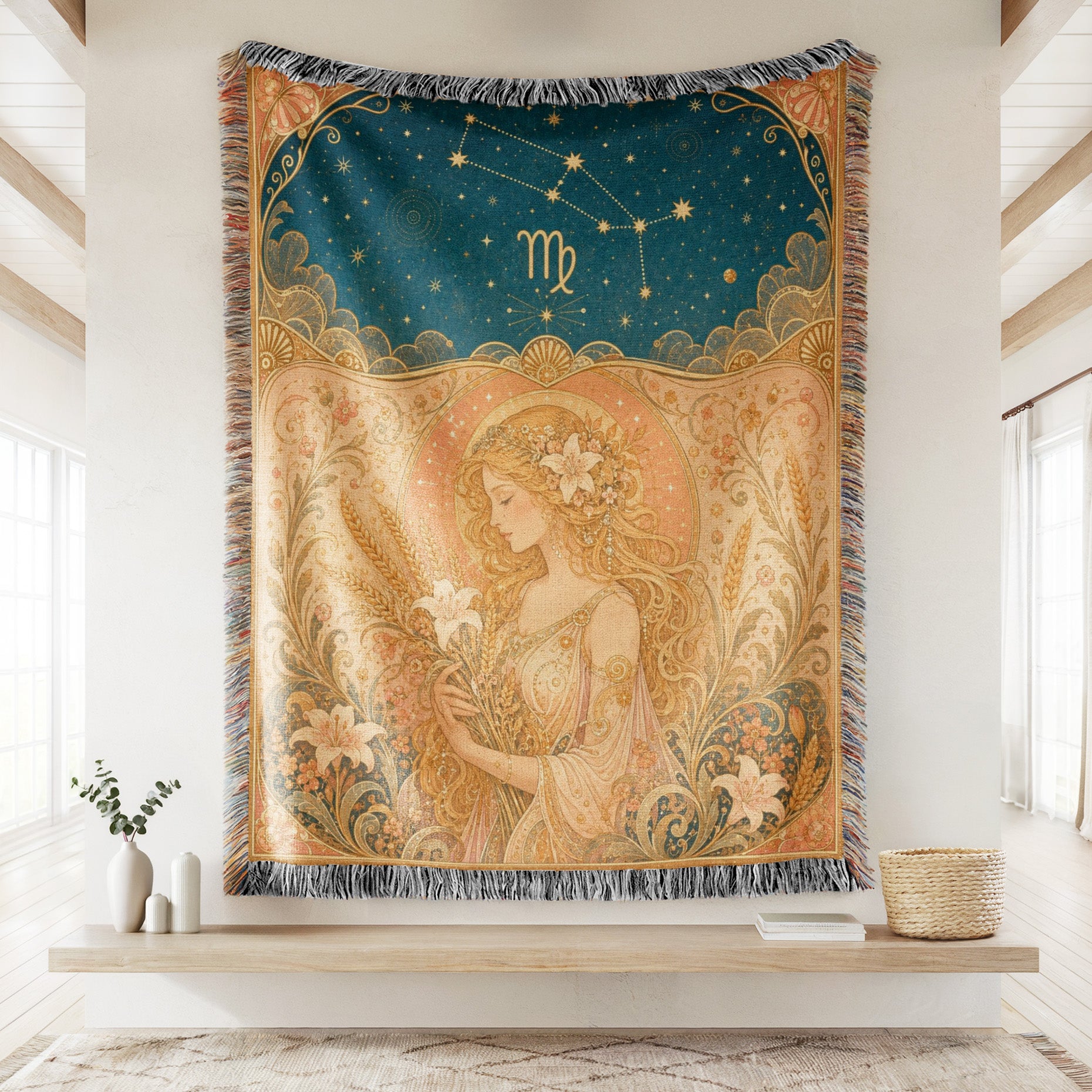 Virgo Harvest Maiden Blanket Secondary image