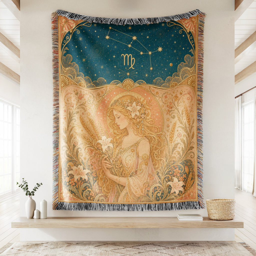 Virgo Harvest Maiden Blanket