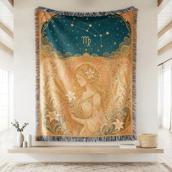 Virgo Harvest Maiden Blanket