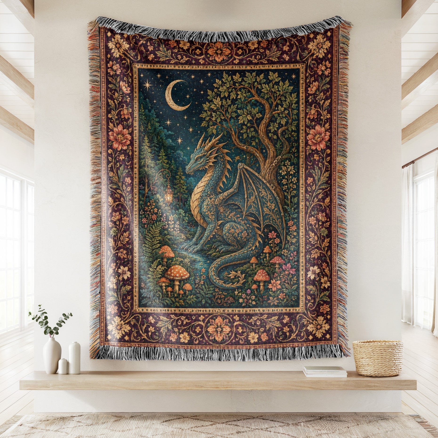 The Lanternwood Dragon Blanket Secondary image