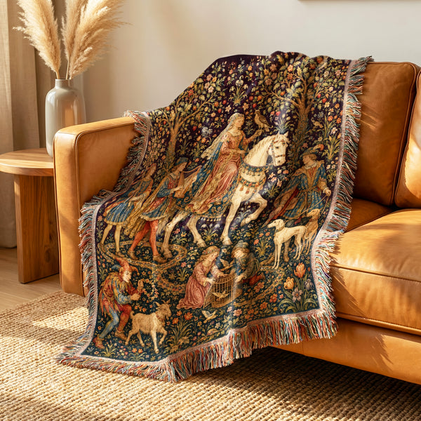 The Falconer’s Procession Blanket