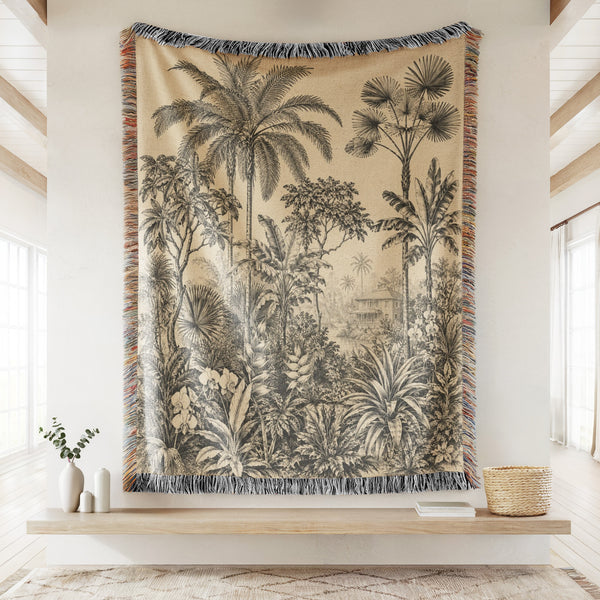 Palm House in the Tropics Blanket