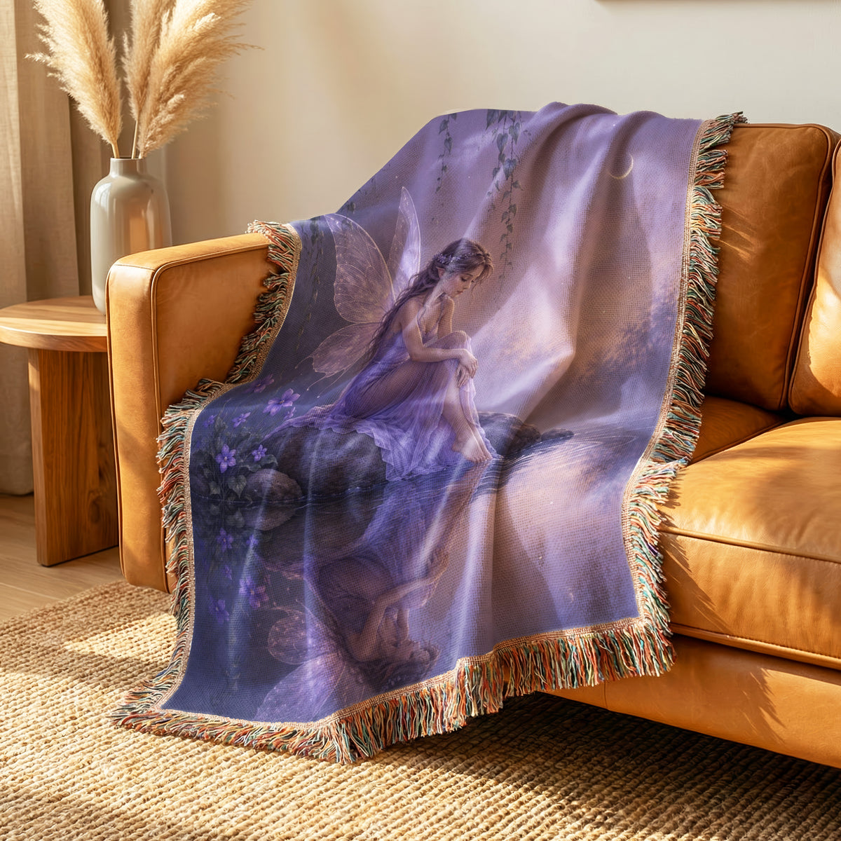 Lavender Moon Fairy Blanket