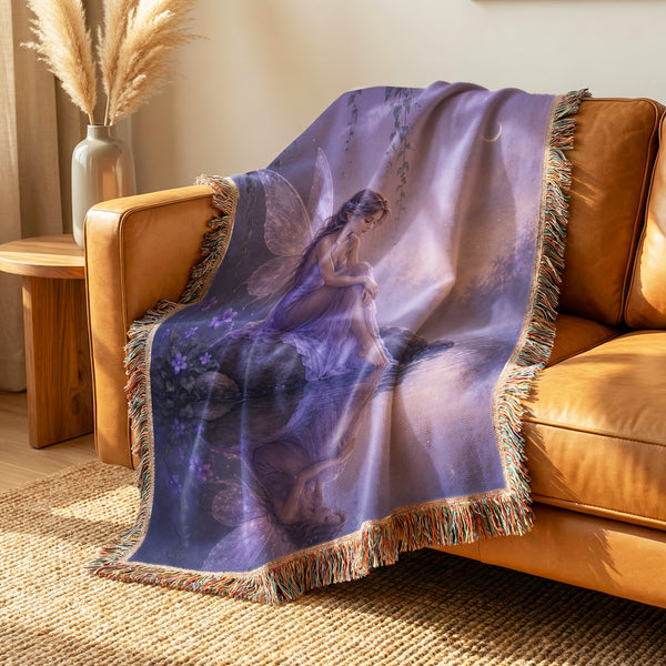 Lavender Moon Fairy Blanket