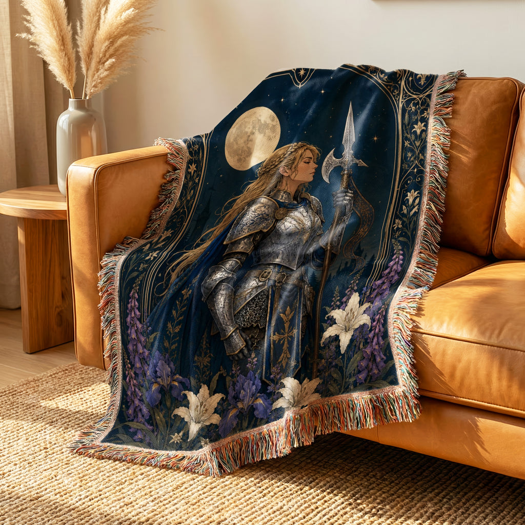 The Moonlit Sentinel Blanket