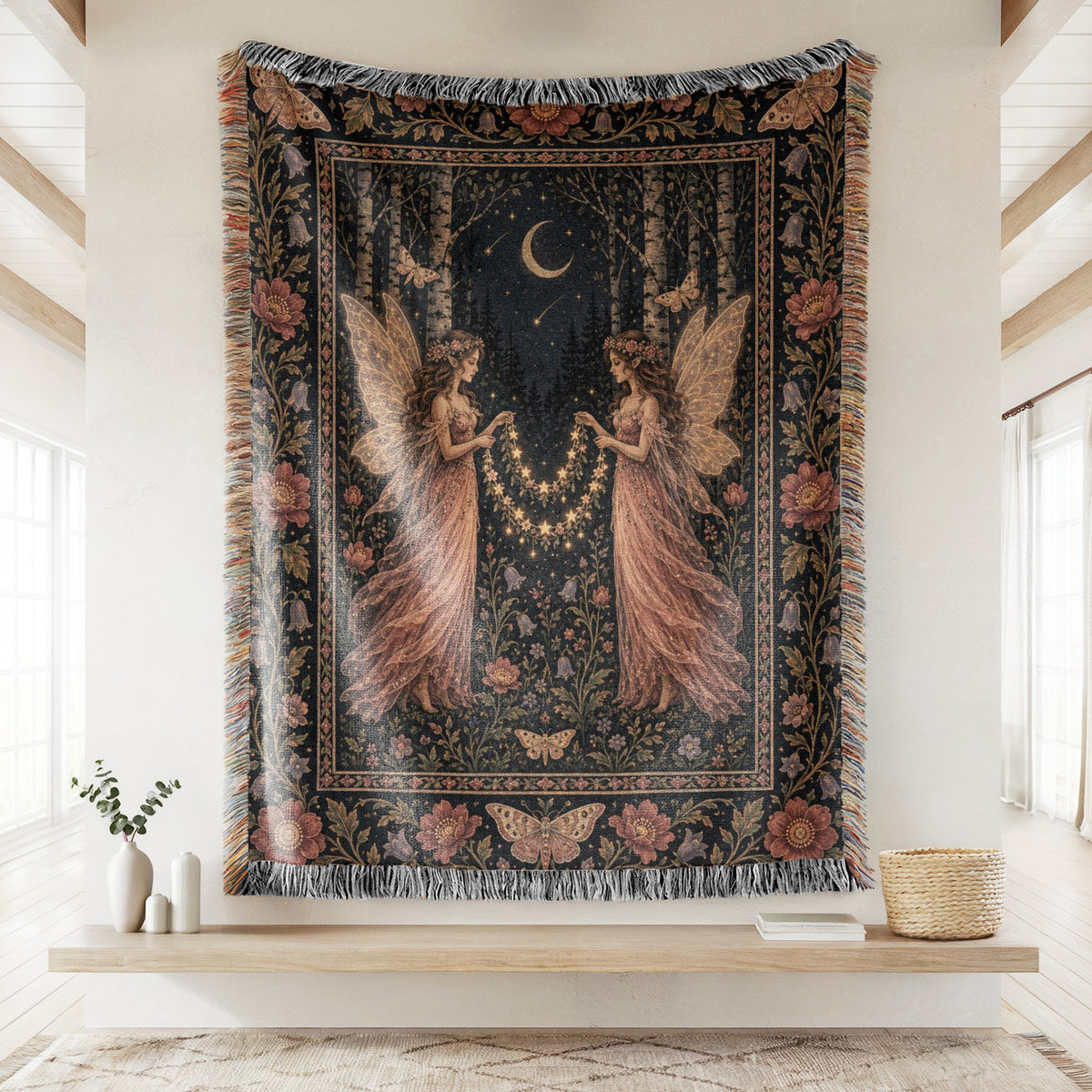 Birchwood Starlight Fairies Blanket