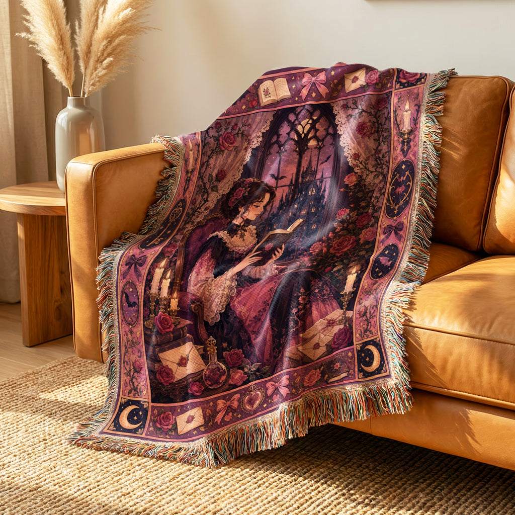Rosebound Gothic Reader Blanket
