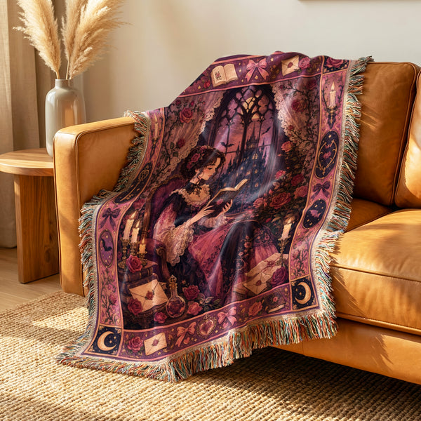 Rosebound Gothic Reader Blanket