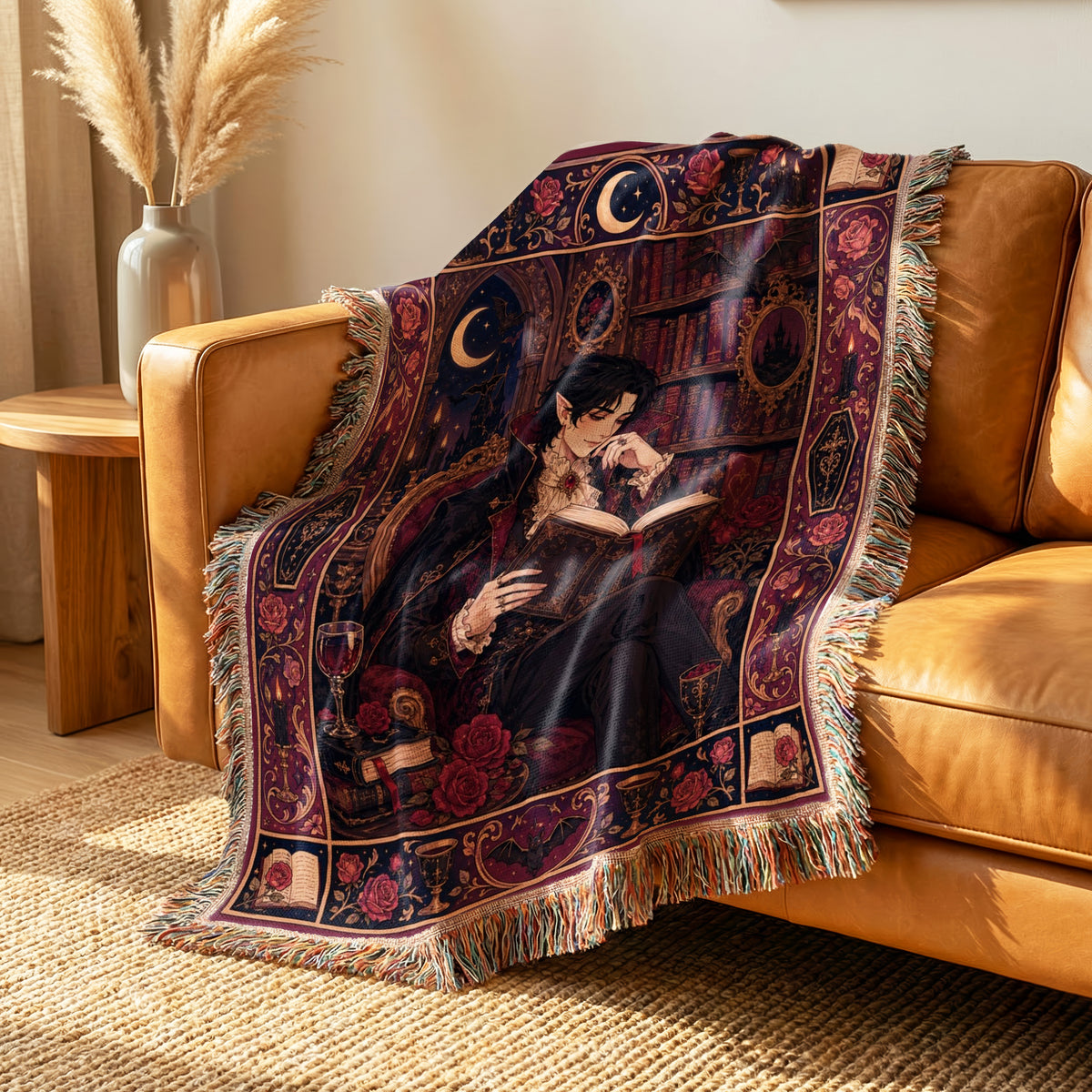 Midnight Vampire Reader Blanket