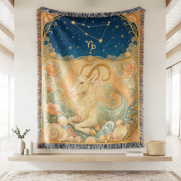 Capricorn Sea-Goat Blanket