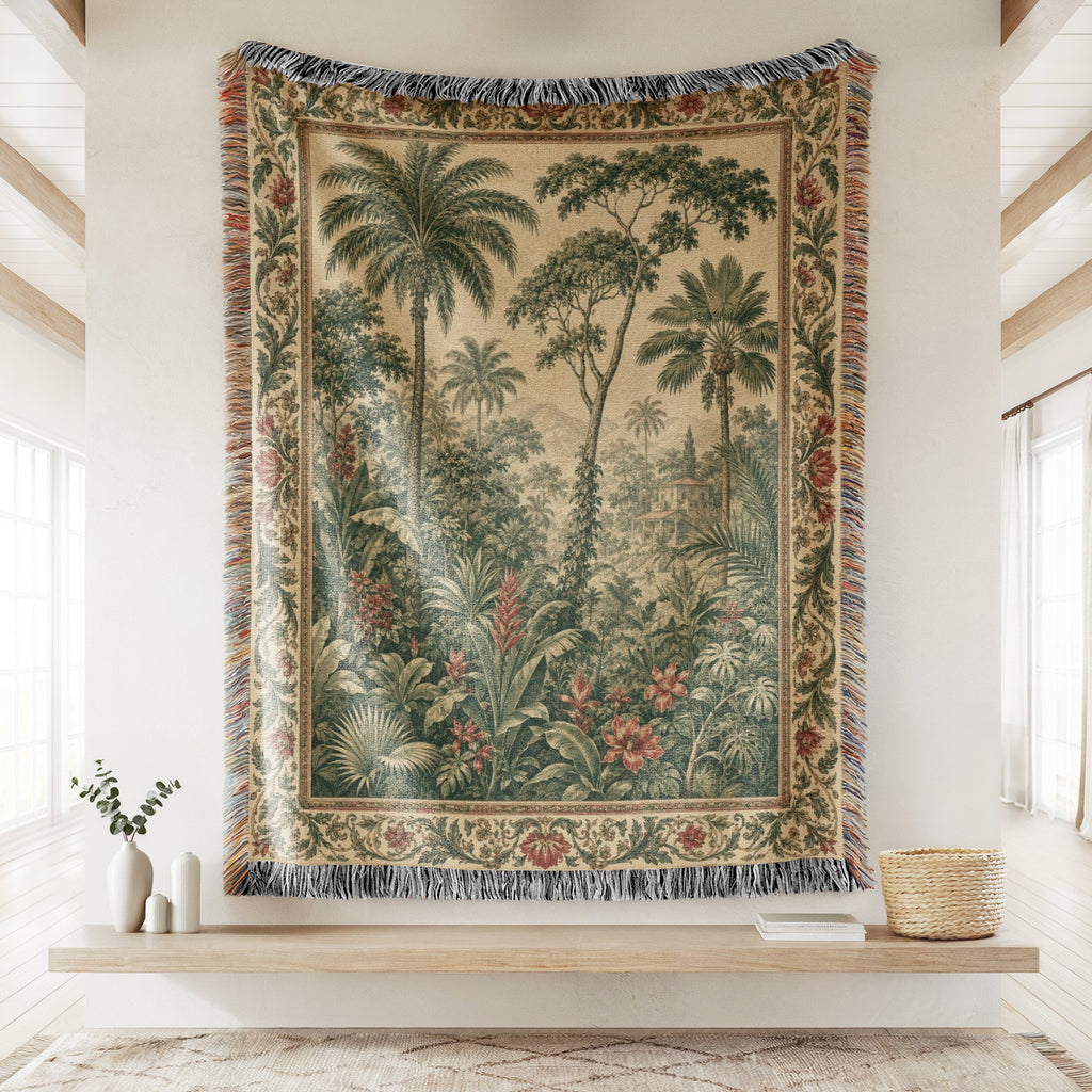 The Heritage Palm Garden Blanket