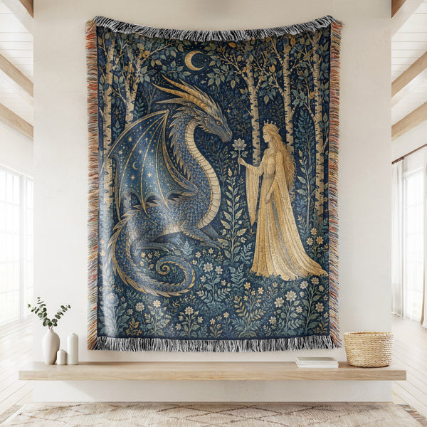 The Moonflower Dragon Blanket