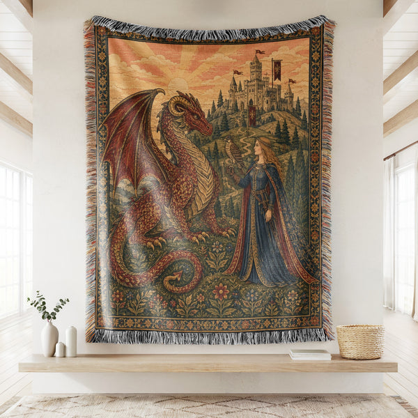 The Falconer’s Dragon Blanket