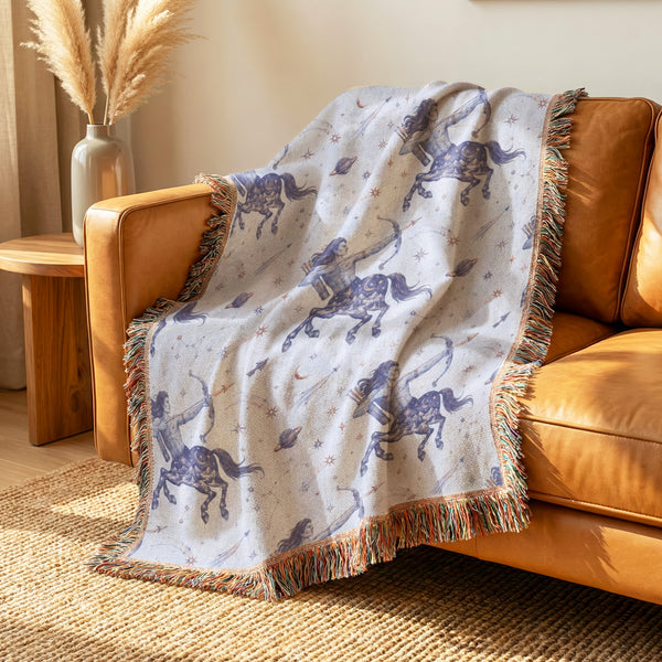 Sagittarius Celestial Archer Pattern Blanket