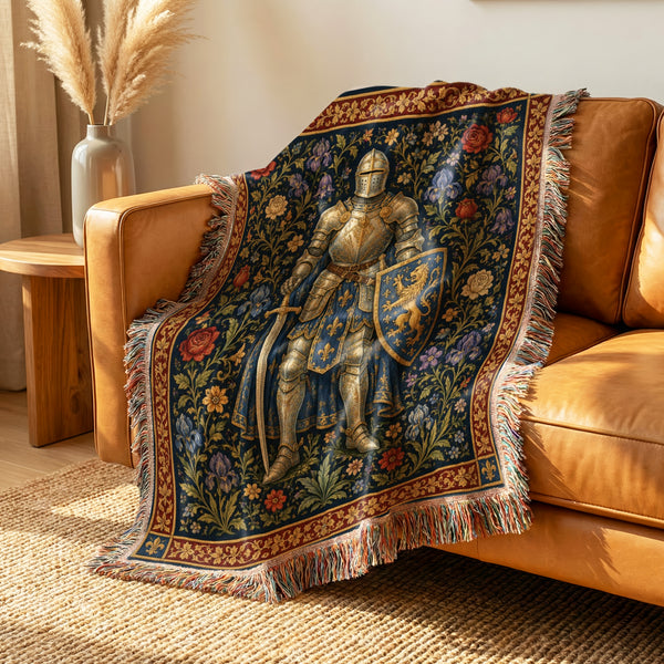 The Fleur-de-Lis Knight Blanket