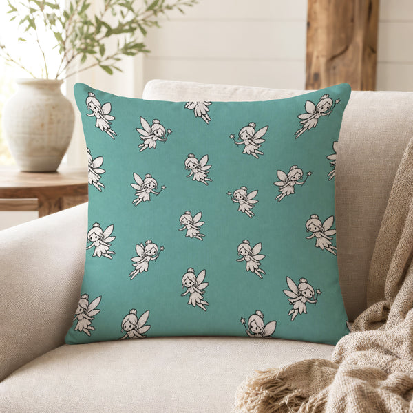 Little Wand Fairies – Teal Pillow