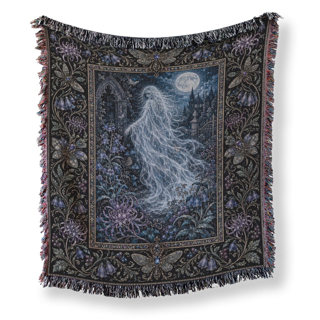 Moonlit Garden Spirit Blanket