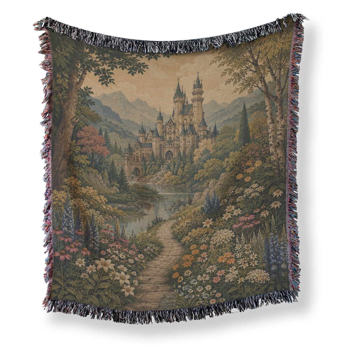 The Wildflower Castle Path Blanket Main image