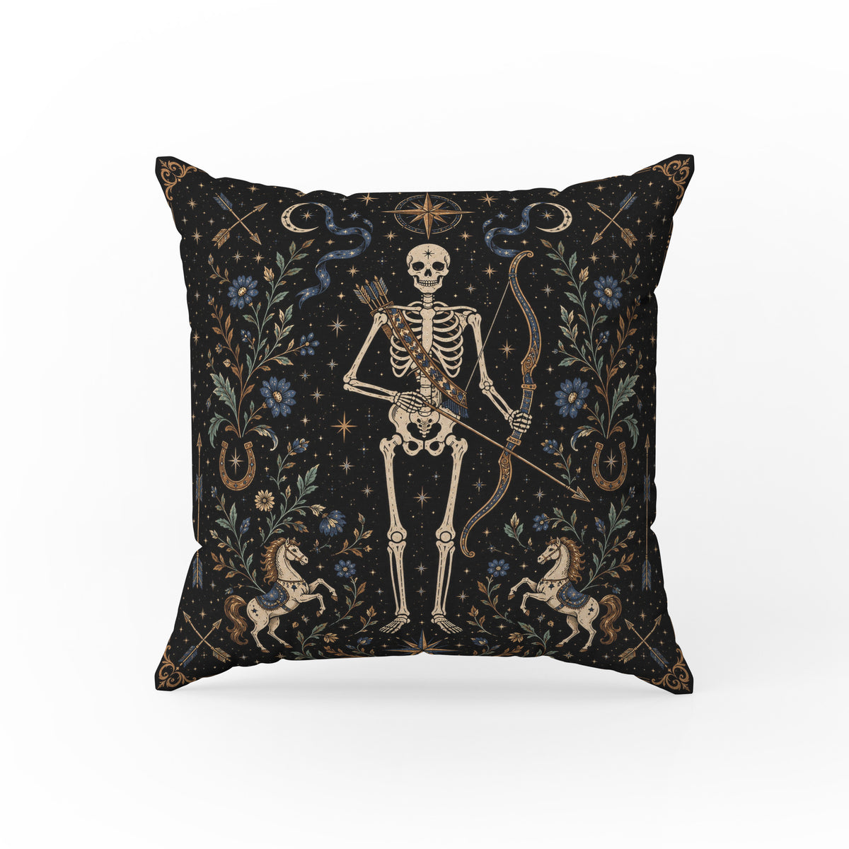 The Star Archer – Sagittarius Gothic Zodiac Pillow