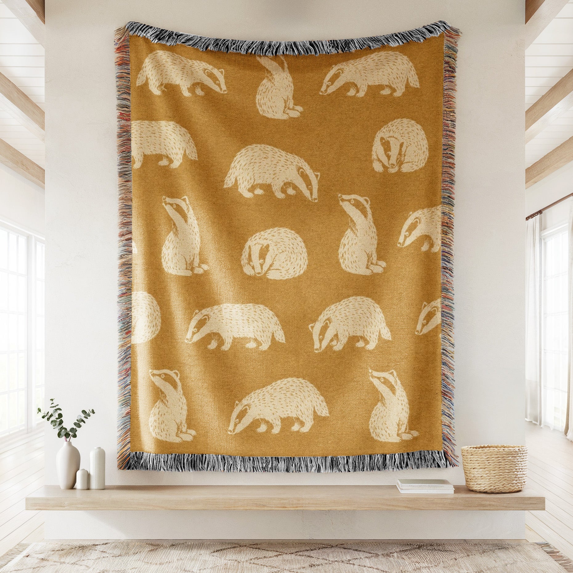 Golden Badger Blanket Secondary image