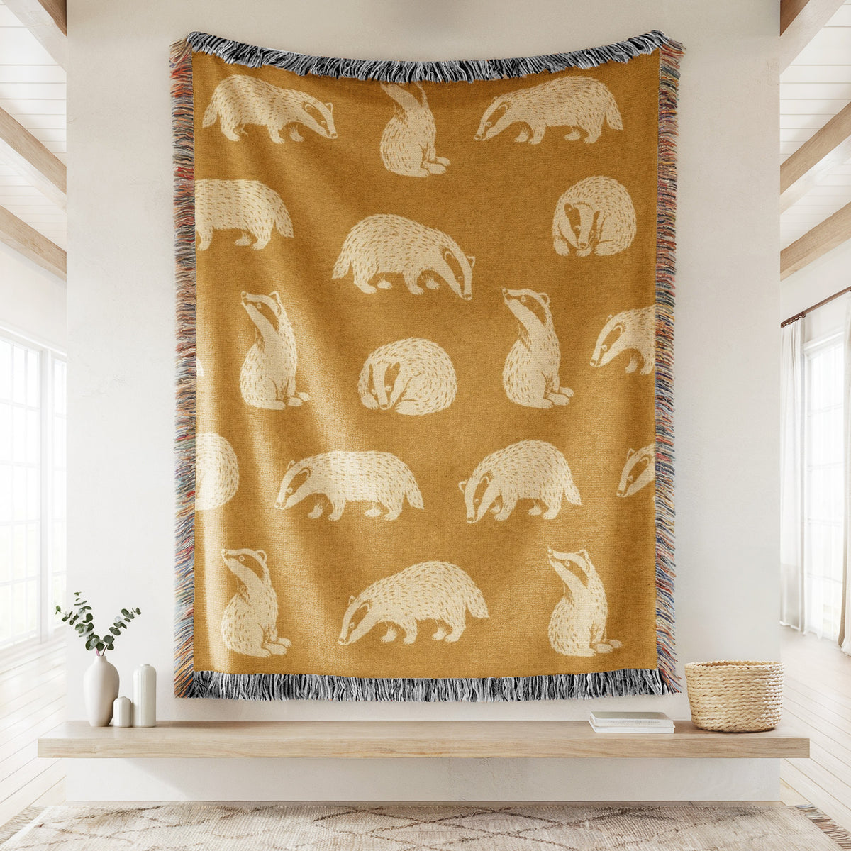 Golden Badger Blanket