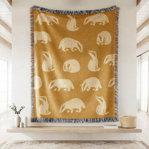Golden Badger Blanket