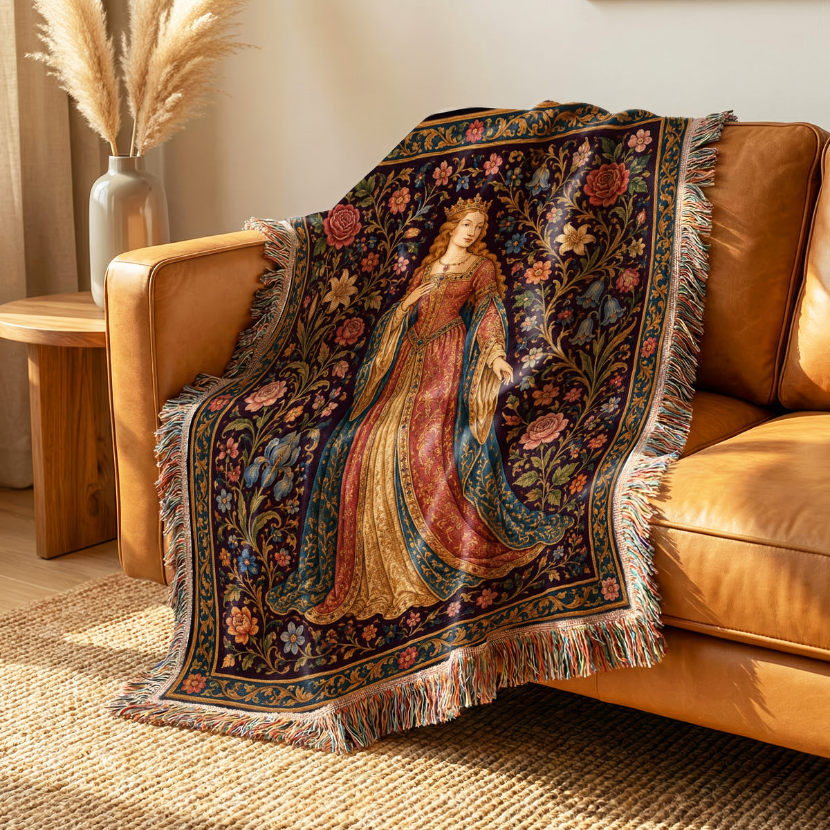 The Rose Court Princess Blanket