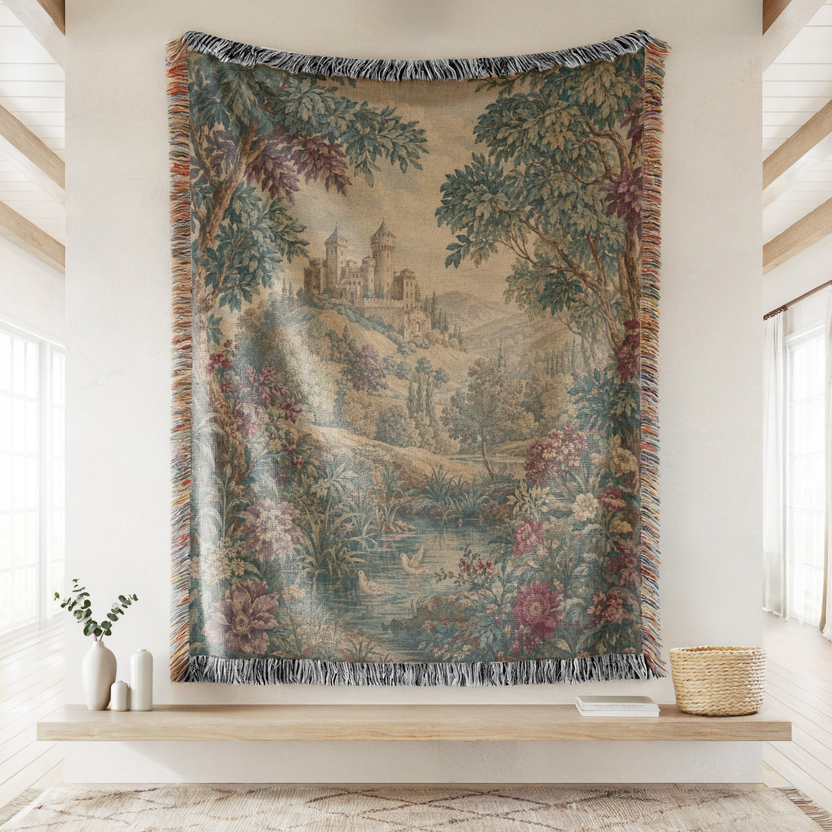 The Forgotten Castle Garden Blanket