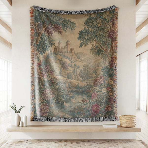 The Forgotten Castle Garden Blanket