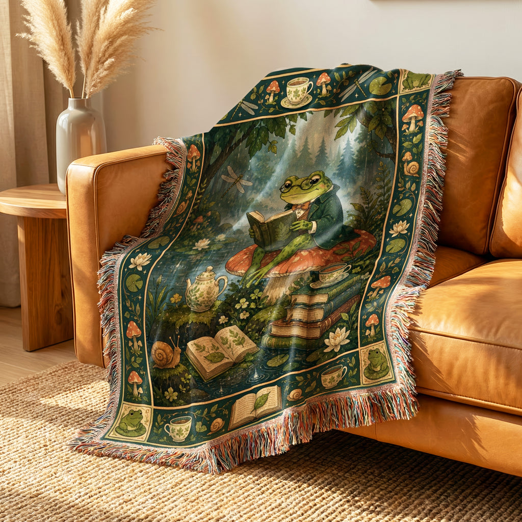 The Frog Scholar's Pond Blanket