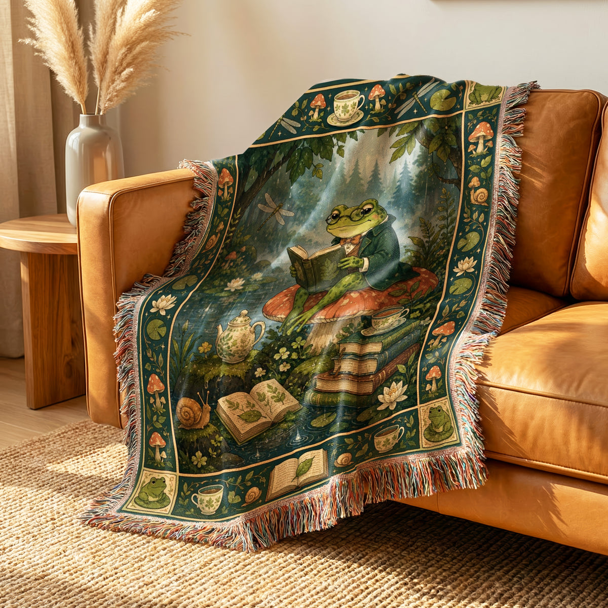 The Frog Scholar's Pond Blanket