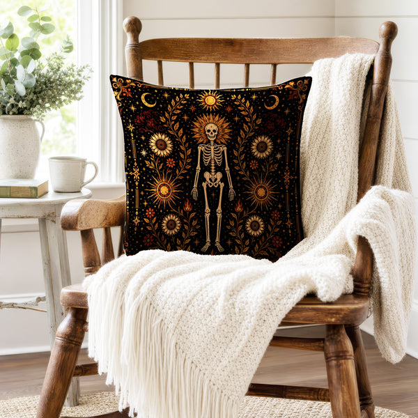 The Solar Crown – Leo Gothic Zodiac Pillow
