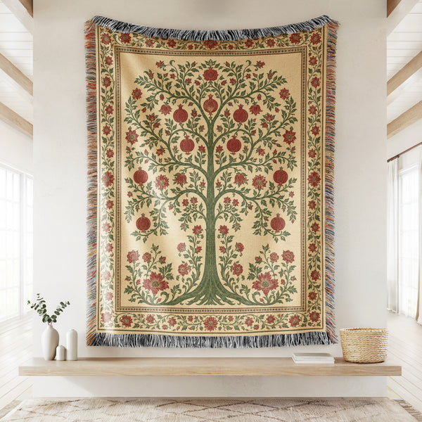 The Pomegranate Tree Blanket