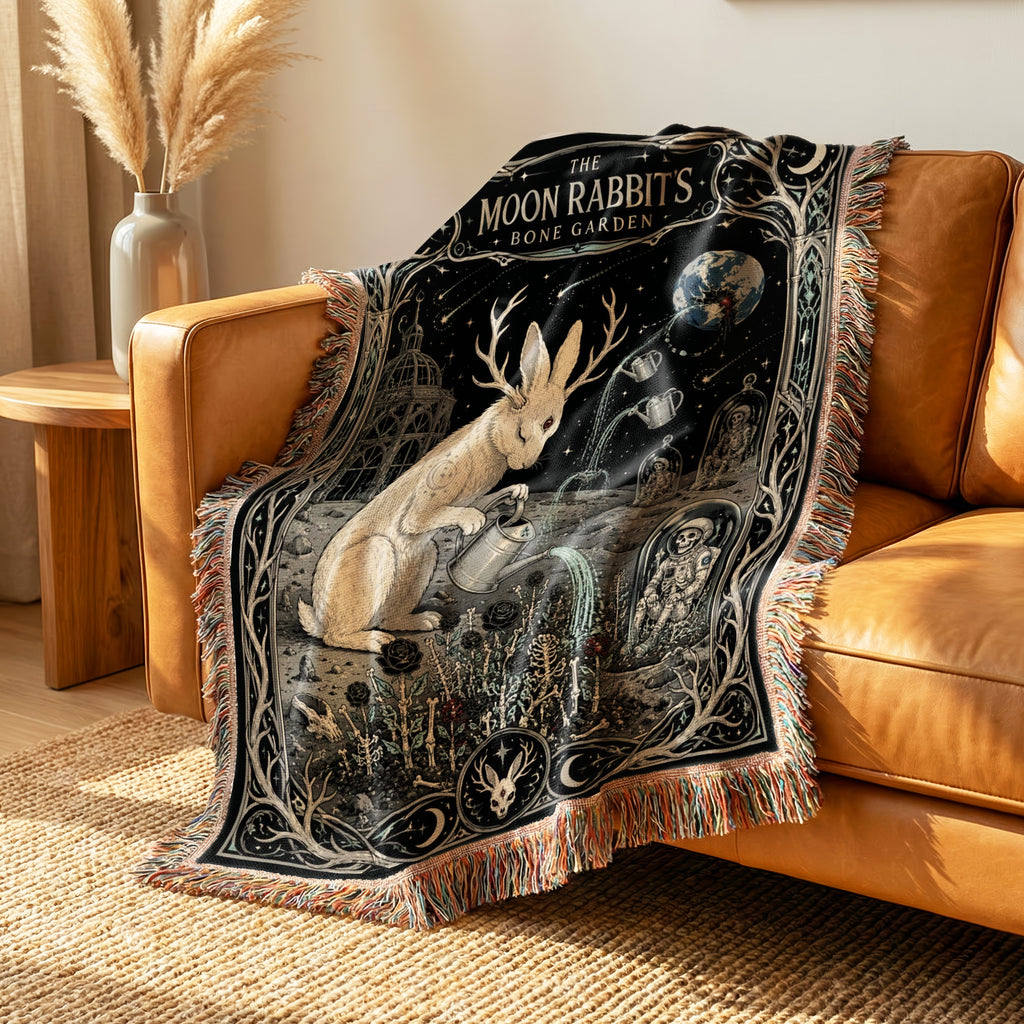 The Moon Rabbit's Bone Garden Blanket