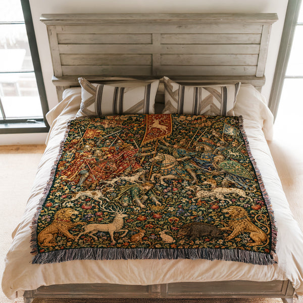 The Battle of the White Stag Banner Blanket
