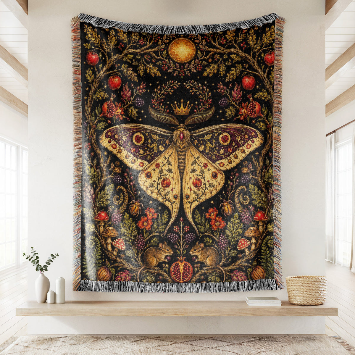The Crowned Moth of the Harvest Moon