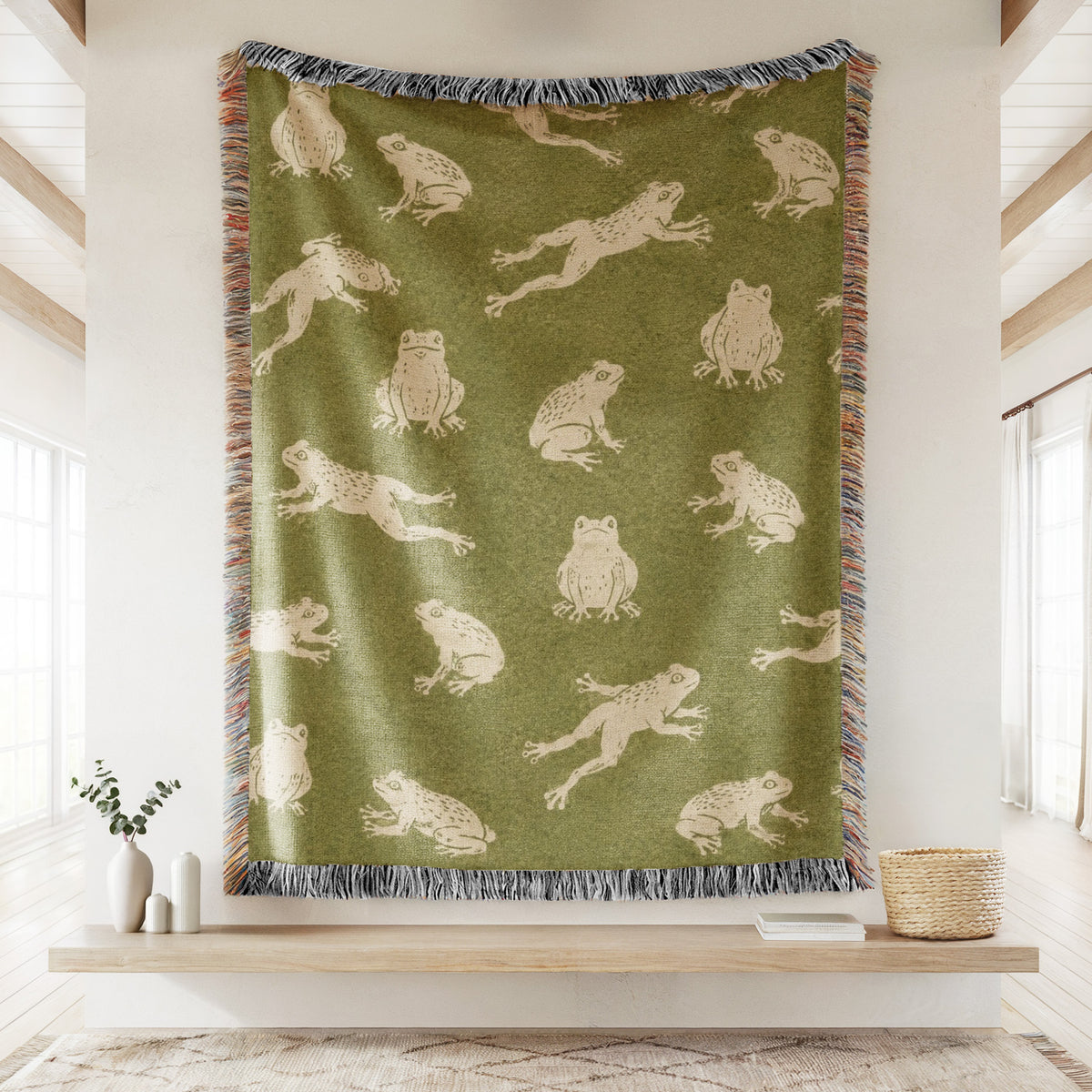 Meadow Frog Blanket