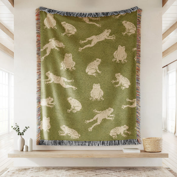 Meadow Frog Blanket