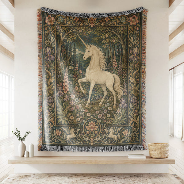 The Wild Iris Unicorn Blanket