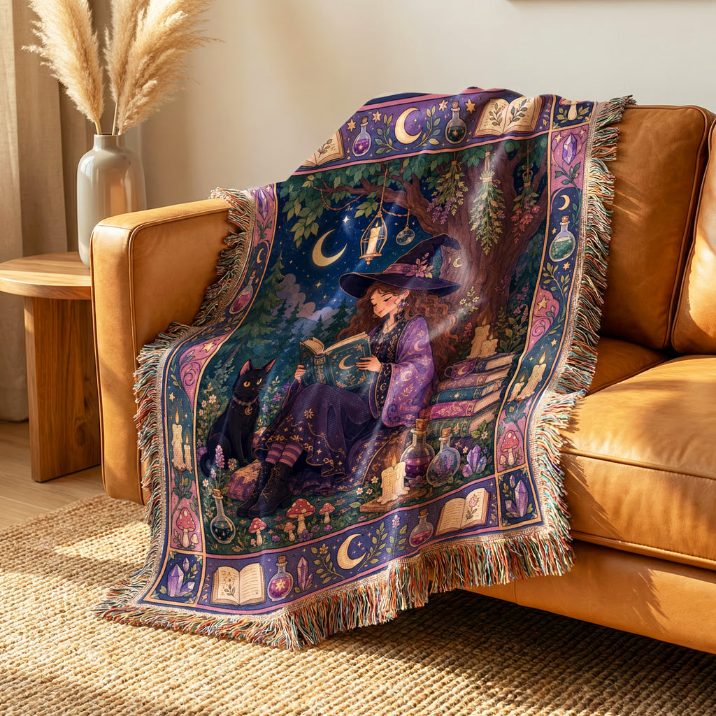 The Woodland Witch Reader Blanket