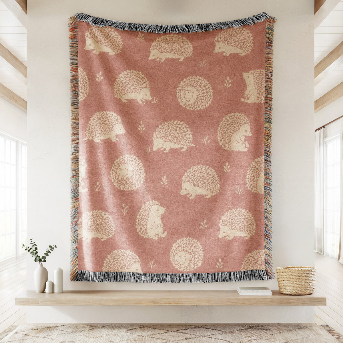 Rosewood Hedgehog Blanket